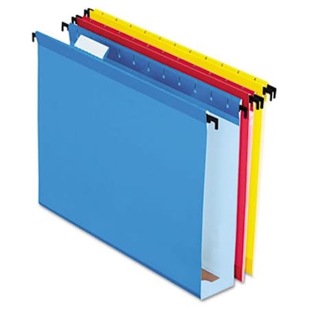 PENDAFLEX SUREHOOK Pendaflex SureHook 6152X2ASST Hanging File Folders- Letter- Assorted- 2&quot; Expansion- 20/Box 6152X2ASST